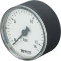 Манометр аксиальный WATTS 50 мм 1/4 давление 16 бар