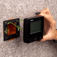 Умный Терморегулятор ENGO Controls ZigBee/868 МГц, 230В, черный, E25-230B