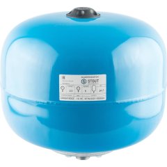 Расширительный бак STOUT STW-0001 гидроаккумулятор 24 л. вертикальный (цвет синий), STW-0001-000024