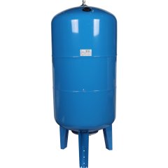 Расширительный бак STOUT STW-0002 гидроаккумулятор 300 л. вертикальный (цвет синий), STW-0002-000300