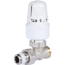 Вентиль Meibes RTL в комплекте с термостатической головкой, прямой 1/2 x 3/4, F11882