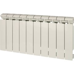 Радиатор биметаллический Global STYLE EXTRA 350 10 секций боковое подключение (белый RAL 9010)