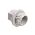 Заглушка резьбовая PPR  1/2, PN25 серый, РТП