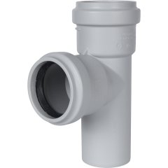 Тройник канализационный бесшумный STOUT D58x58/ 87,5°, SKB-0016-585887