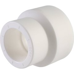 Муфта переходная Политэк 32х25 внутр./внутр. для полипропиленовых труб под сварку (цвет белый)
