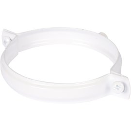 Крепление к стене металлическое белое ROMMER D100 (хомут), RCA-6010-000003