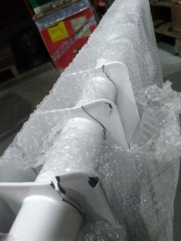 Уцененный товар (нетоварный вид упаковки, сколы на нижних частях секций): Радиатор биметаллический ROMMER Profi BM 350 12 секций боковое подключение (BI350-80-80-130) (RAL9016), RBM-1210-035012