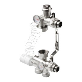 Узел насосно-смесительный с термоголовкой Pro Aqua 1, MIX-m25-m25k