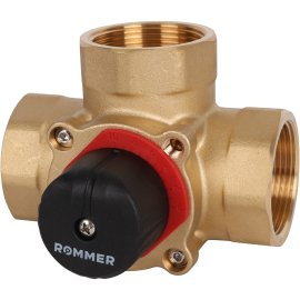 3-х ходовой смесительный клапан ROMMER 1 1/2  KVs 25, RVM-0003-025040