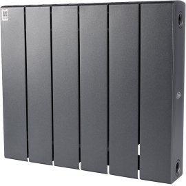 Радиатор биметаллический RIFAR SUPReMO 350 6 секций боковое подключение (ТИТАН), 4RS35-6-TI