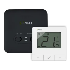 Беспроводной Терморегулятор ENGO Controls E20i-W Wi-F i, на батарейках, белый