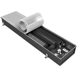 Внутрипольный конвектор VARMANN Qtherm 310x150x1750 LR U-образная рамка EV1 (анодированный в натурx алюминий), QHK2 310.150.1750 LR U EV1