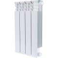 Радиатор биметаллический STOUT Space 500 4 секции нижнее правое подключение RAL9016, SRB-0320-050004