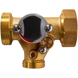 Клапан смесительный 3-ходовой ROMMER для привода для группы RDG-1003, левый