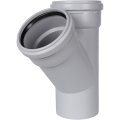Тройник канализационный бесшумный STOUT D110x110/ 45°, SKB-0015-111145