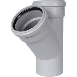 Тройник канализационный бесшумный STOUT D110x110/ 45°, SKB-0015-111145