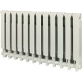 Радиатор алюминиевый STOUT Bravo 500 12 секций боковое подключение RAL9010, SRA-0110-050012