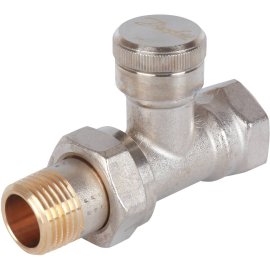 Клапан запорный Danfoss прямой никелированный RLV-15, 003L0144