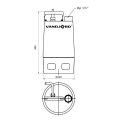 Дренажный насос Vandjord APV.06.40.08.3, 76221009