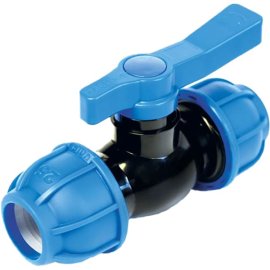 Кран шаровой Pro Aqua ПНД UNIO D 32x32 соединительный, 9954400000V032