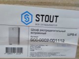 Уцененный товар (замят угол): Шкаф распределительный встроенный STOUT 11-12 выходов (ШРВ-4) 670х125х896