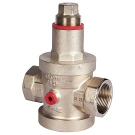 Редуктор давления ROMMER PN25 вн/вн 1 1/4  с выходом под манометр, RVS-0008-000032