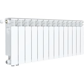 Радиатор биметаллический RIFAR BASE VENTIL 350 BVL 14 секций нижнее левое подключение (белый RAL 9016), 1RB35.VL-14