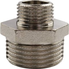 Ниппель HH TIEMME никелированный 1х1/2 для стальных труб резьбовой, 1500205