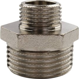 Ниппель HH TIEMME никелированный 1х1/2 для стальных труб резьбовой, 1500205