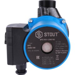 Насос циркуляционный STOUT 25/80-180, SPC-0001-2580180