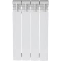 Радиатор алюминиевый STOUT VEGA 500 4 секций боковое подключение (белый RAL 9016), SRA-1310-050004