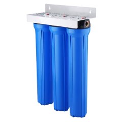 Корпус магистральный Гейзер С25 тройной 20SL 3/4 синий, 50789