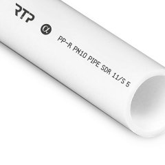 Труба PPR 125х11,4 PN10 белый 4м РТП