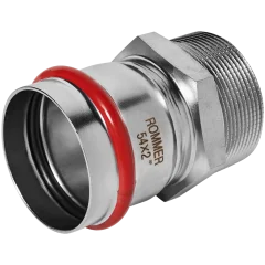 Переходник-НР ROMMER 54х2 из нержавеющей стали прессовой