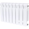 Радиатор биметаллический RIFAR MONOLIT 350 8 секций боковое подключение (белый RAL 9016), 3RM35-8