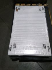 Уцененный товар (потертость ): Стальной панельный радиатор Kermi Profil-V FT V 22/600/1000 нижнее подключение белый RAL 9016