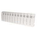 Радиатор алюминиевый Global VOX- R 200 12 секций боковое подключение (белый RAL 9010), VX02001012