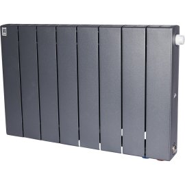 Радиатор биметаллический RIFAR SUPReMO VENTIL 350 SVR 10 секций нижнее правое подключение (Цвет ТИТАН), 4RS35.VR-10-TI