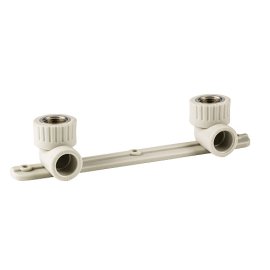 Угольник комбинированный под смеситель PPR внутренняя резьба 25х 1/2,  серый, РТП