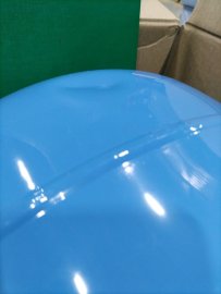 Уцененный товар (ВМЯТИНА НА КОРПУСЕ): Расширительный бак STOUT STW-0001 гидроаккумулятор 24 л. вертикальный (цвет синий), STW-0001-000024