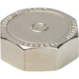 Заглушка STOUT ВР никелированная 1 1/2