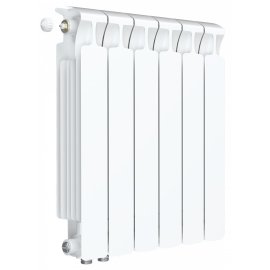 Радиатор биметаллический RIFAR MONOLIT VENTIL 500 MVL 7 секций нижнее левое подключение (белый RAL 9016), 3RM50.VL-7