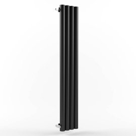 Радиатор стальной трубчатый STOUT Warmmet Power 76V длина 750 мм секций 4 цвет RAL 9005 тип подключения: нижнее правое, PV.76.750.4.316.BR.9005