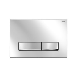 Панель смыва РЕХАУ NOVA LONG 001 с прямоугольными клавишами, пластик, хром, глянцевый, 19102321001