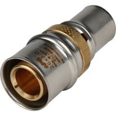 Муфта STOUT соединительная переходная 26х20 для металлопластиковых труб прессовой, SFP-0004-002620