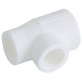 Тройник переходной Kalde 75х25х75 для полипропиленовых труб под сварку (цвет белый), 3212-tio-752575
