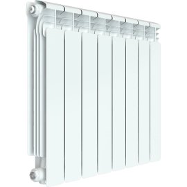 Радиатор алюминиевый RIFAR ALUM VENTIL 500 VL 8 секции нижнее левое подключение (белый RAL 9016), 2RАl50.VL-8