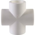 Крестовина Политэк d=20 для полипропиленовых труб под сварку (цвет белый)