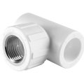 Тройник Политэк 20х1/2 с внутренней резьбой для полипропиленовых труб под сварку (цвет белый), 9500002012