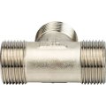Тройник STOUT НН никелированный 1 X1 X1, SFT-0018-000111